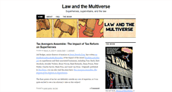 Desktop Screenshot of lawandthemultiverse.com